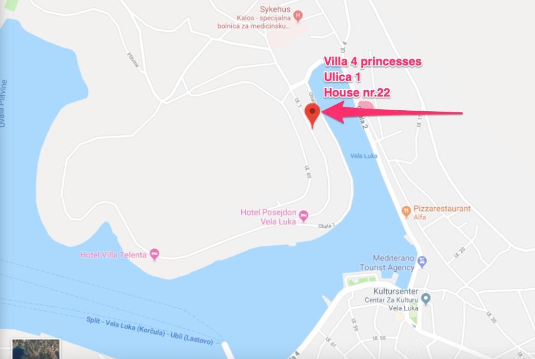 Villa 4 Princesses Vela Luka Buitenkant foto